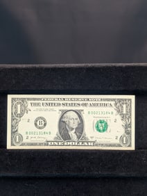 2017A  $1 Federal Reserve Note, low S/N
