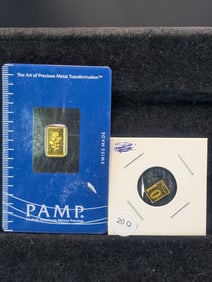 (2) 1 Gram Gold Pieces