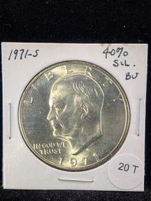1971-S Eisenhower Dollar, 40% Silver