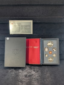 1987 Canada Double Dollar Proof Set. OGP. Includes 50% Silver Dollar