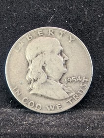 1954-D Franklin Half Dollar - 90% Silver
