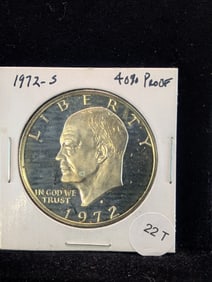 1972-S Eisenhower Dollar, 40% Silver Proof