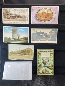 6 Assorted Postcards With Various Scenes