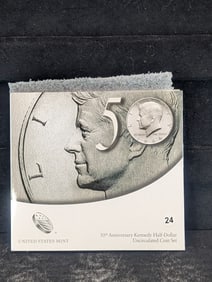 2014 50th Anniversary Kennedy Half-Dollar Unc Coin Set