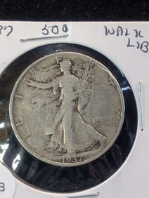 1937 Walking Liberty Half Dollar