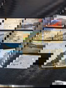 9 Assorted Postcards With Various Scenes