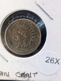 1860 Indian Head Cent. Better Date