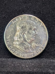 1960 Franklin Half Dollar. 90% Silver