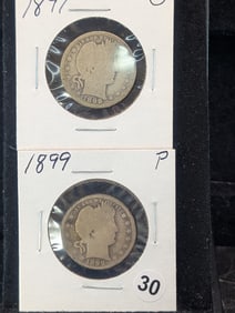 1899 P and 1899 O Barber Quarters
