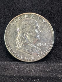 1961 Franklin Half Dollar. 90% Silver