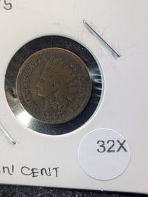 1885 Indian Head Cent. Semi Key Date