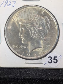 1923 P Peace Dollar very nice coin