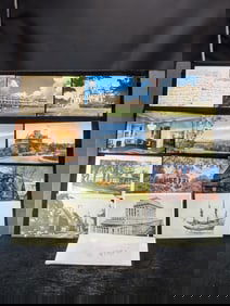 12 Assorted Massachusetts Postcards