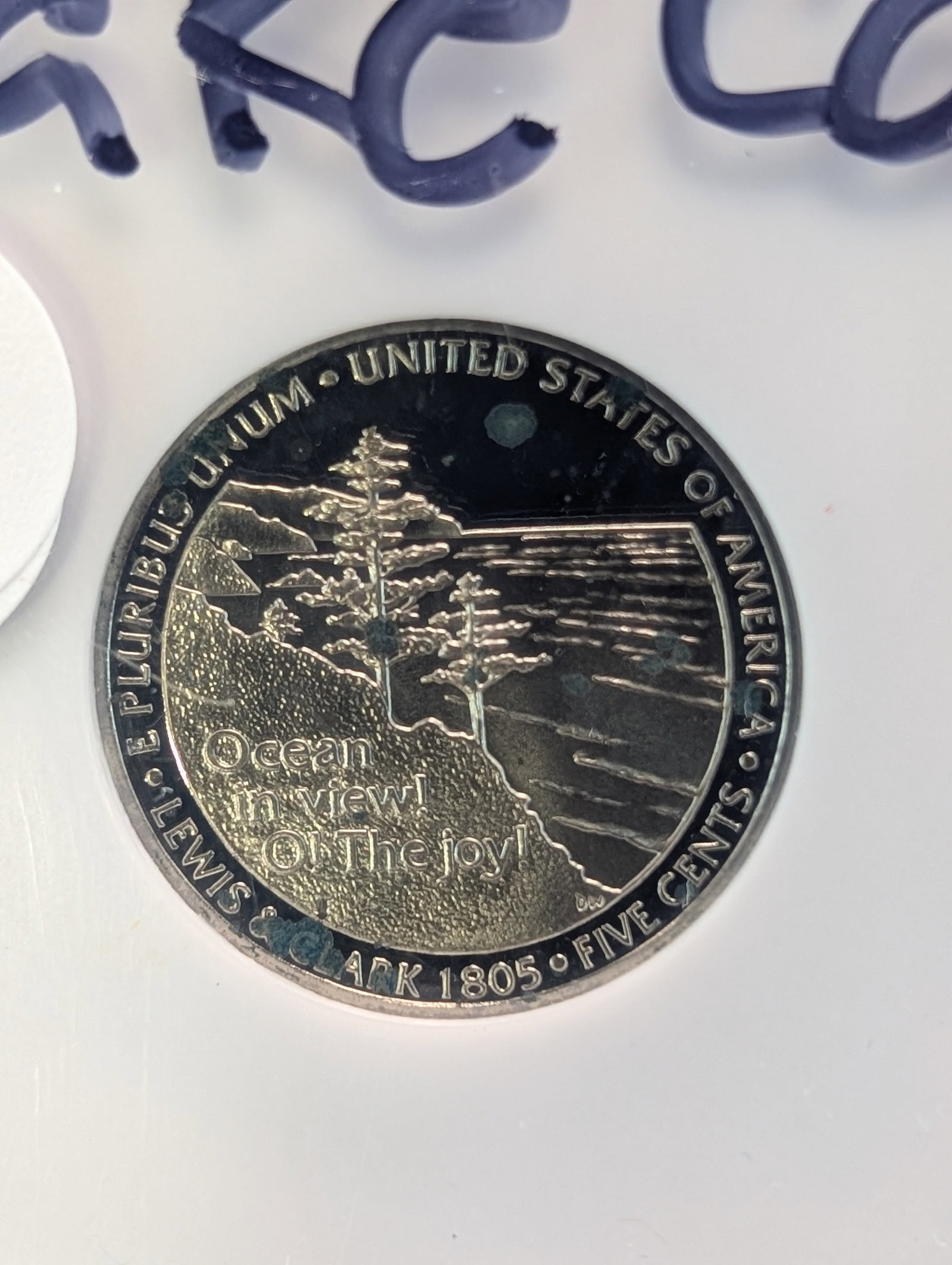 2005-S Ocean View Jefferson Nickel PF 70 UC By NGC - Case Is Not An NGC Case, It Is Fake: 2005-S Ocean View Jefferson Nickel PF 70 UC By NGC - Case Is Not An NGC Case, It Is Fake