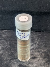 Full Tube Of 1909-1919-P Lincoln Wheat Cents