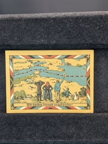 1920 German 1 Mark Currency, Crisp-UNC (No. 26033), 105 Years Old!