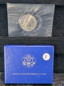 1986-D "Clad" Liberty Commemorative Half Dollar