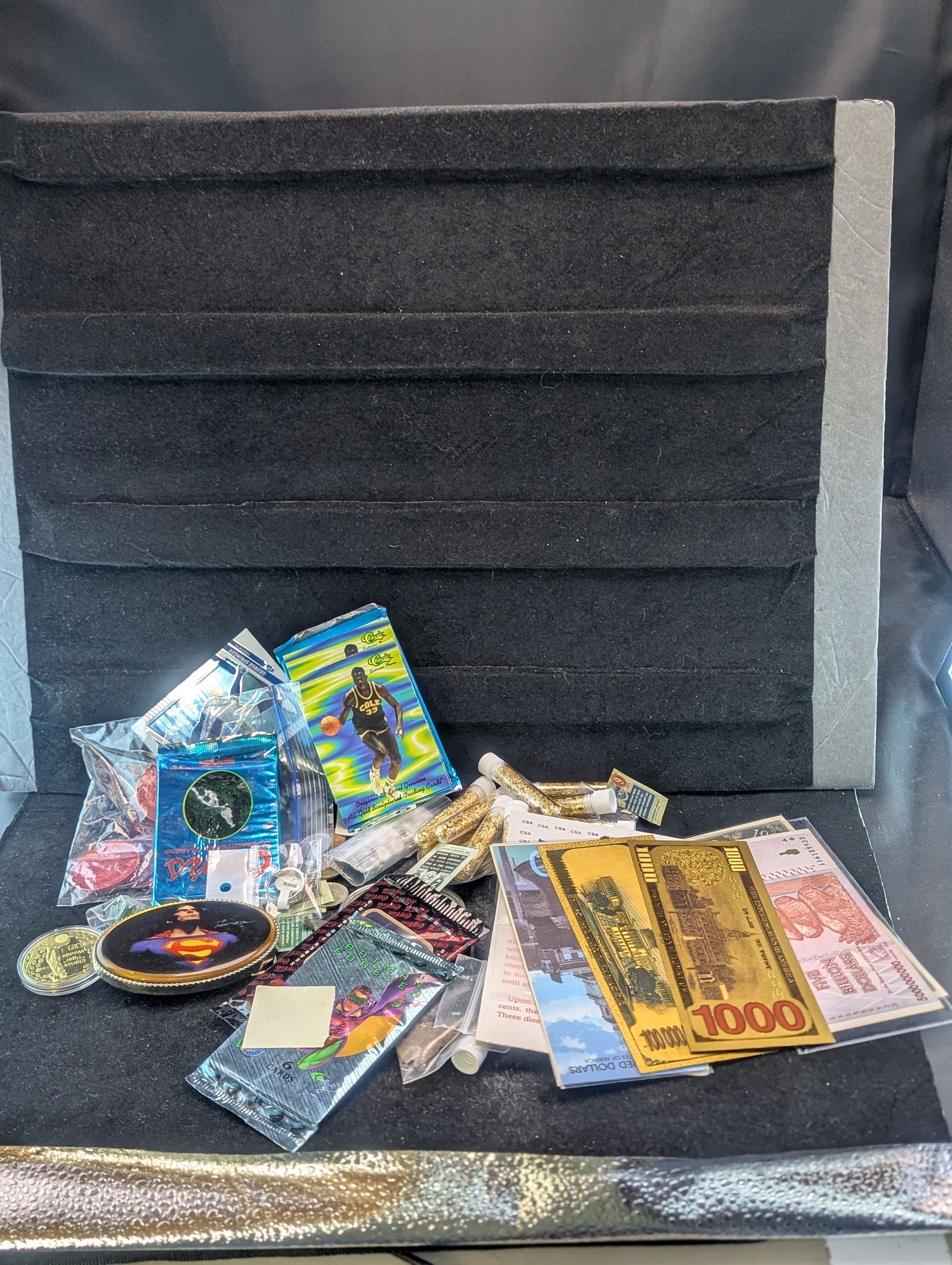 Grandpa's Treasure's (Rings, Foreign Coins, Tokens, Arrow Heads, Gold Vials, Tax Stamps, Trading (1 of 11)