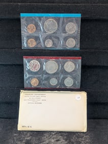 1971 P&D U.S. Mint Uncirculated Set In OGP