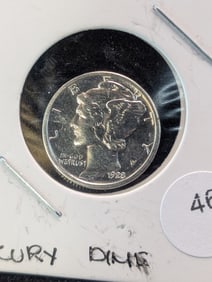 1928-D Mercury Dime. High Grade
