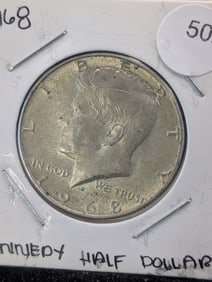 1968-D Kennedy 50c. 40% Silver