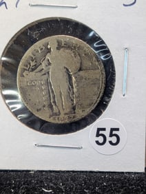 1927 S Standing Liberty Quarter - low mintage