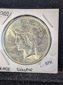 1922 Peace Silver Dollar. High Grade