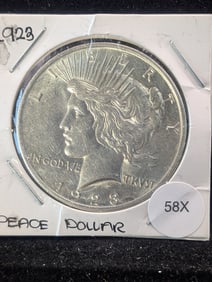 1923 Peace Silver Dollar. High Grade