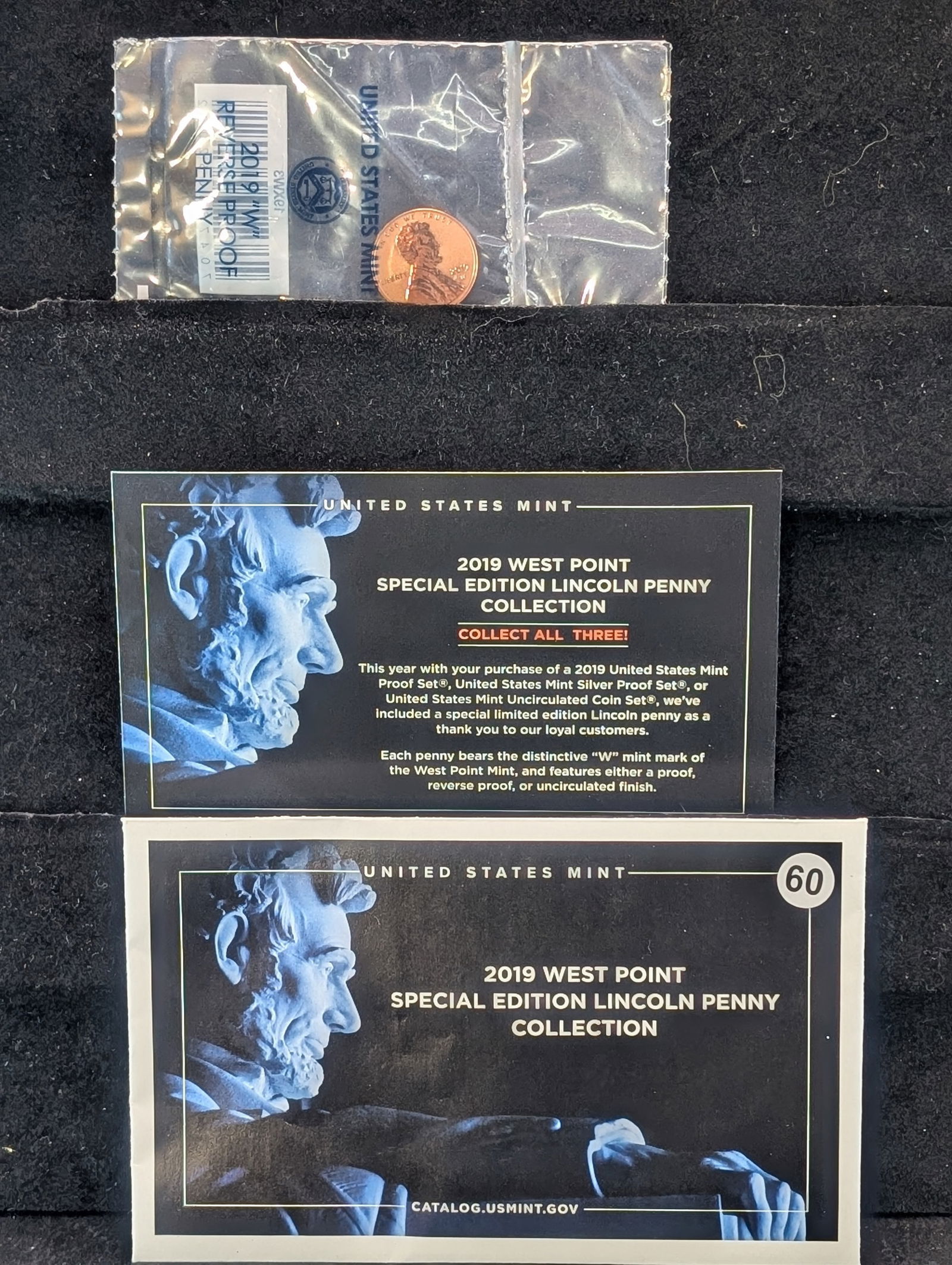 2019 West Point Special Edition reverse Proof Lincoln Penny (1 of 3)