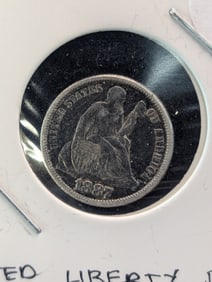 1887 Seated Liberty Dime