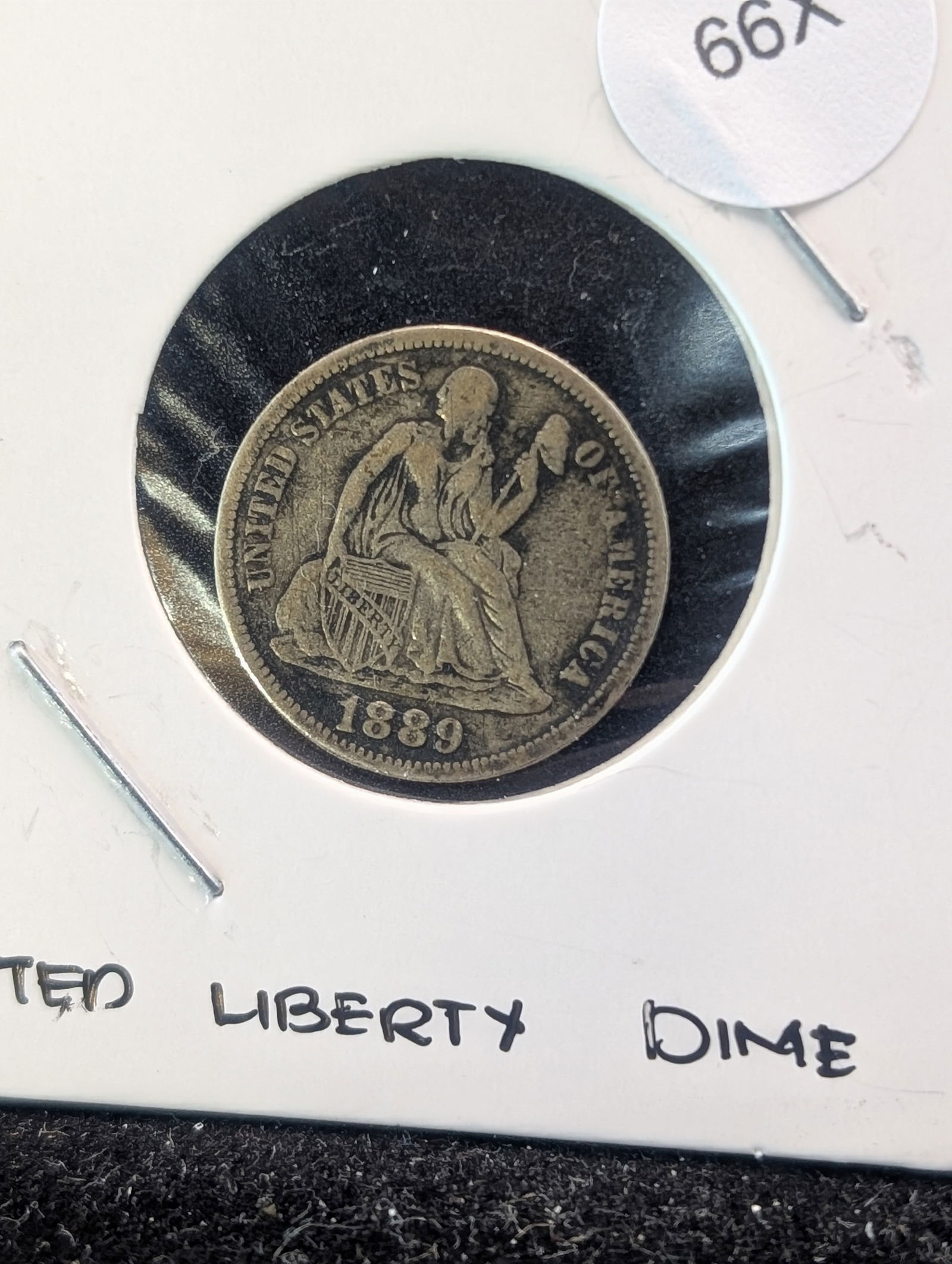1889 Seated Liberty Dime (1 of 2)