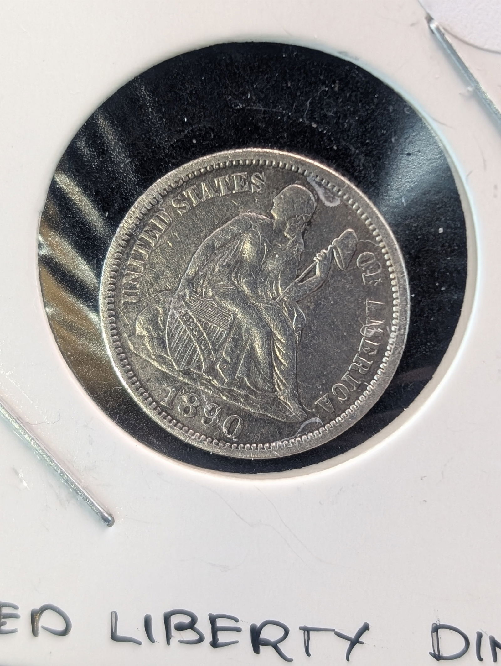 1890 Seated Liberty Dime (1 of 2)