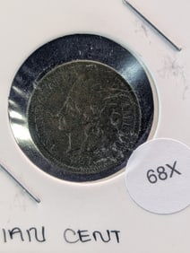 1873 Indian Head Cent. Semi Key Date