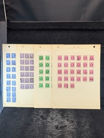 156 Great Britain Older Stamps (56-2.5D, 44-3D Revenue 7 Pence & 27 8-Pence, 1930's+)