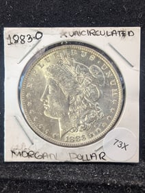 1883-O Morgan Dollar. UNC