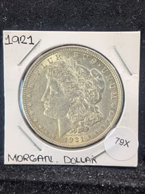 1921 Morgan Dollar. UNC