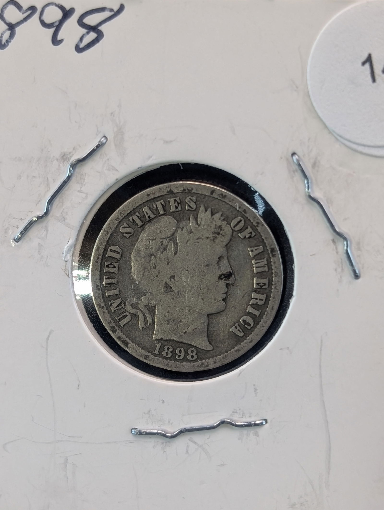1898 Barber Dime. 90% Silver (1 of 2)