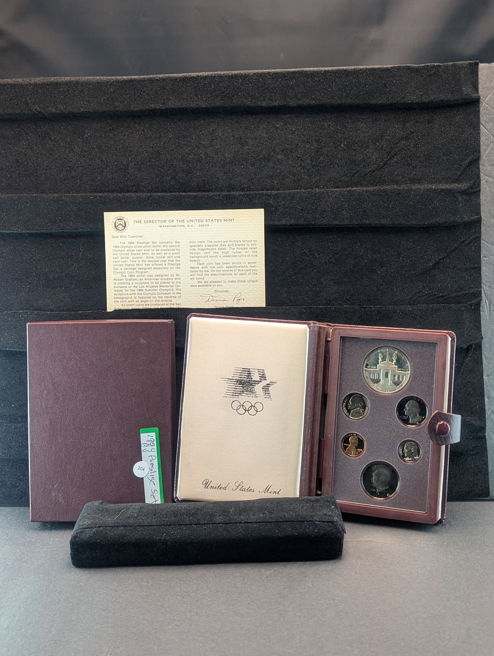 1984-S US Mint 90% Silver Prestige Set. OGP: 1984-S US Mint 90% Silver Prestige Set. OGP