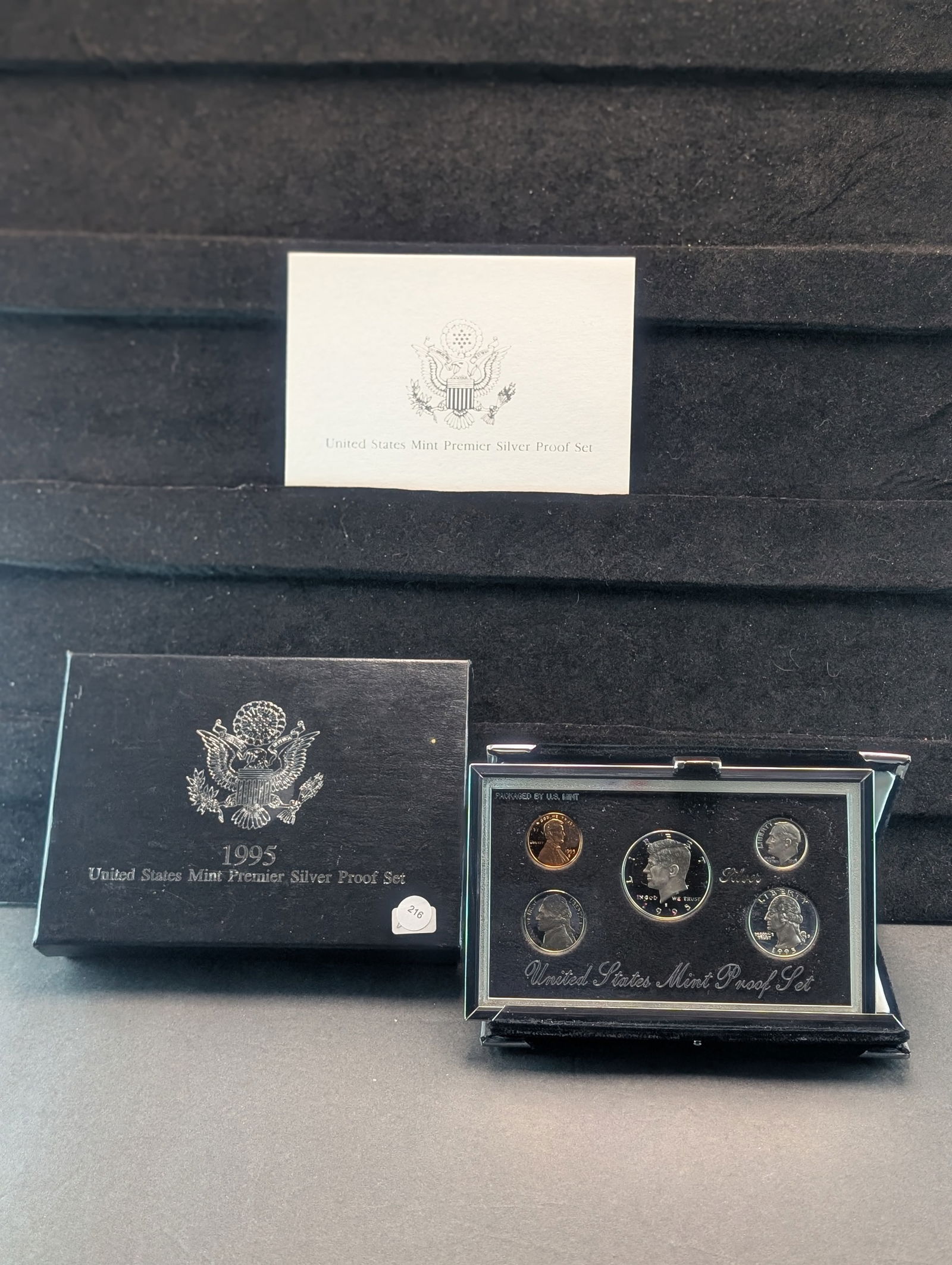 1995-S THE KEY DATE US Mint 90% Silver Premier Proof Set OGP (1 of 4)