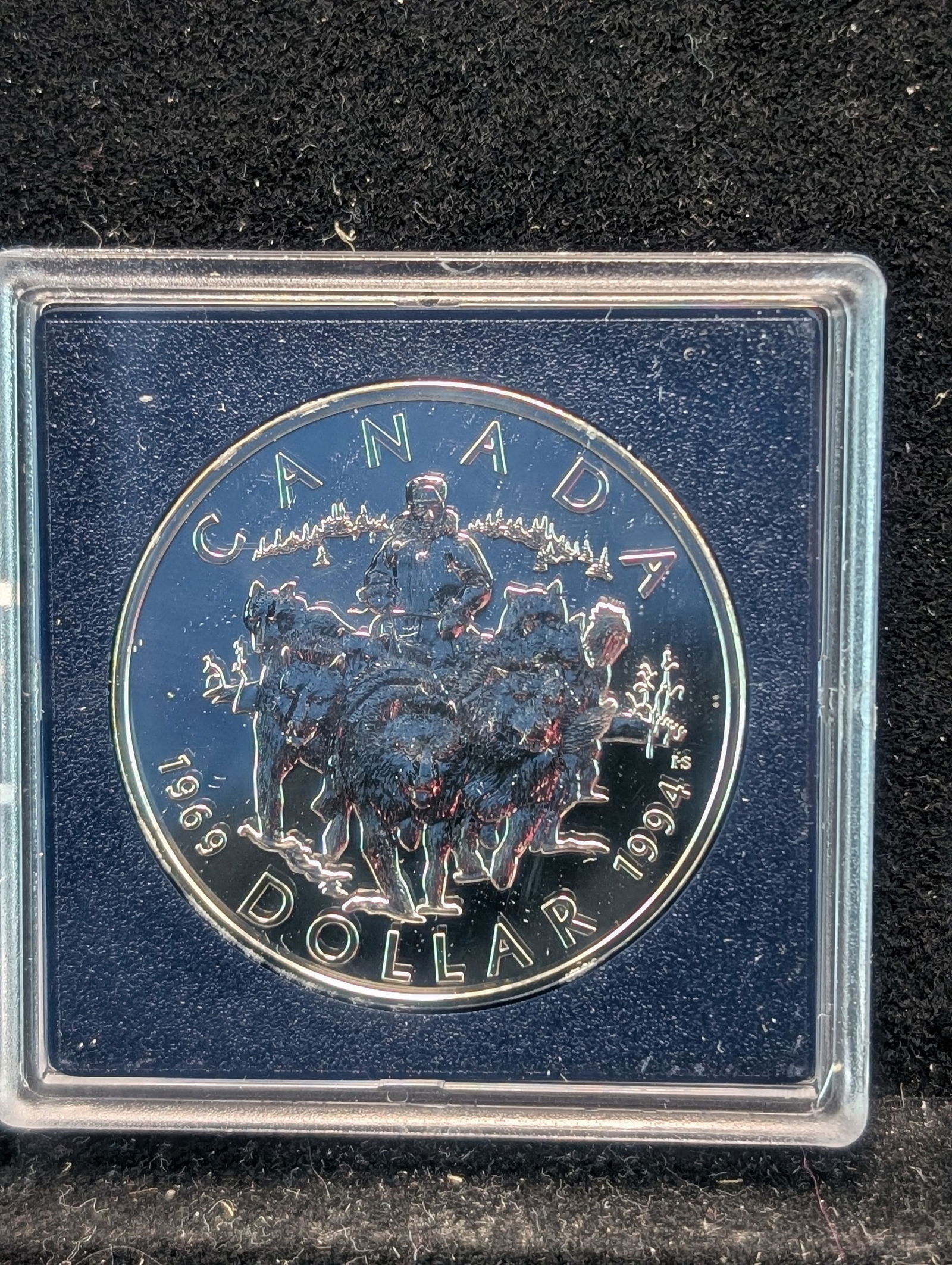 1994 PROOF 92.5% Silver Canada $1 - 25.175 Grams.. RARE. Low Mintage- 170k (1 of 2)