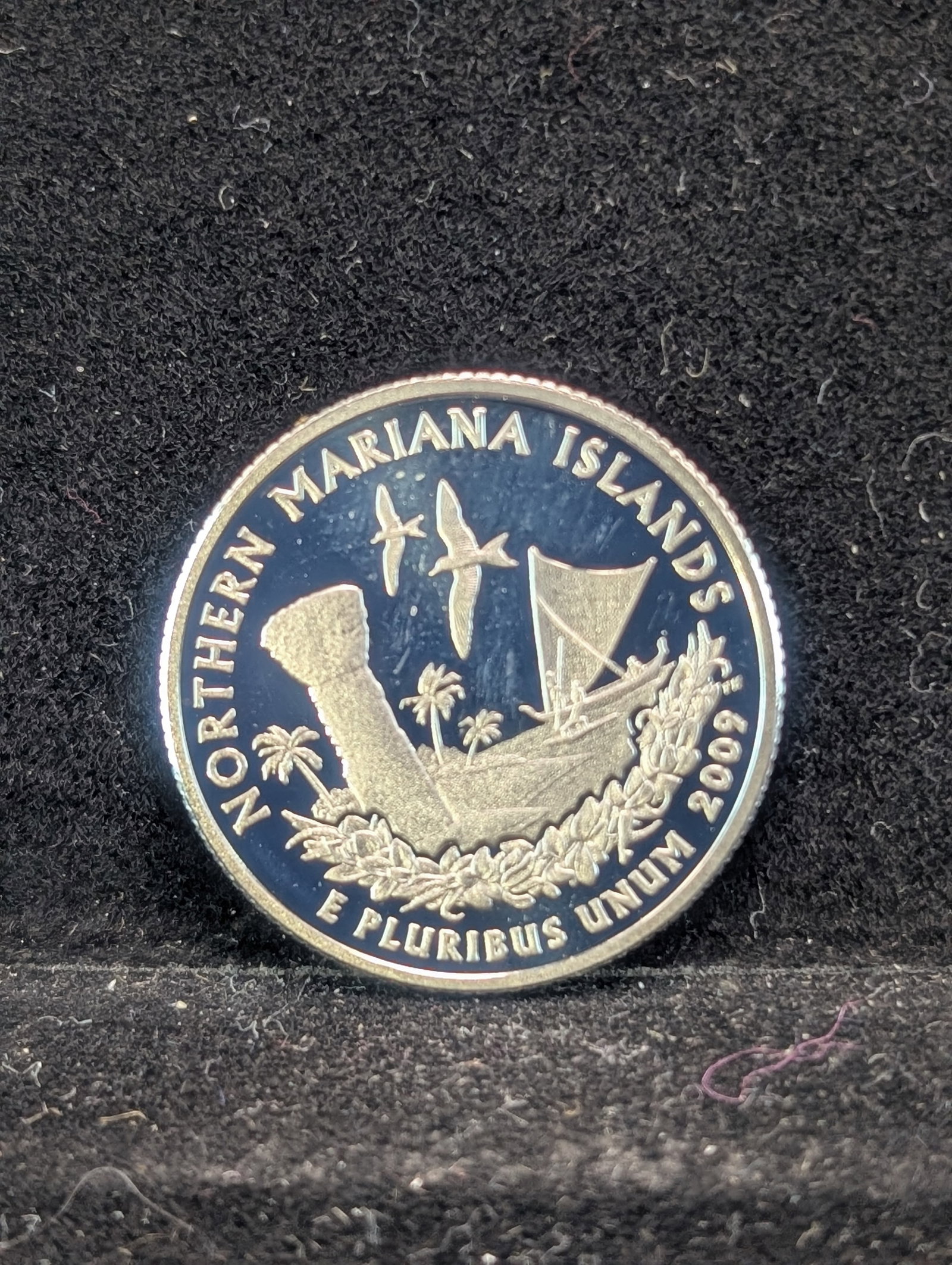 2009-S Proof 90% Silver US Territory Quarter- Northern Mariana Islands. High Book Value: 2009-S Proof 90% Silver US Territory Quarter- Northern Mariana Islands. High Book Value