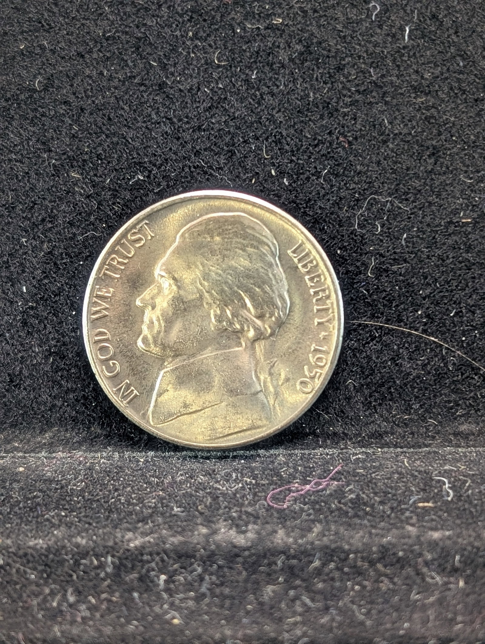 KEY DATE 1950-D GEM BU Jefferson Nickel: KEY DATE 1950-D GEM BU Jefferson Nickel
