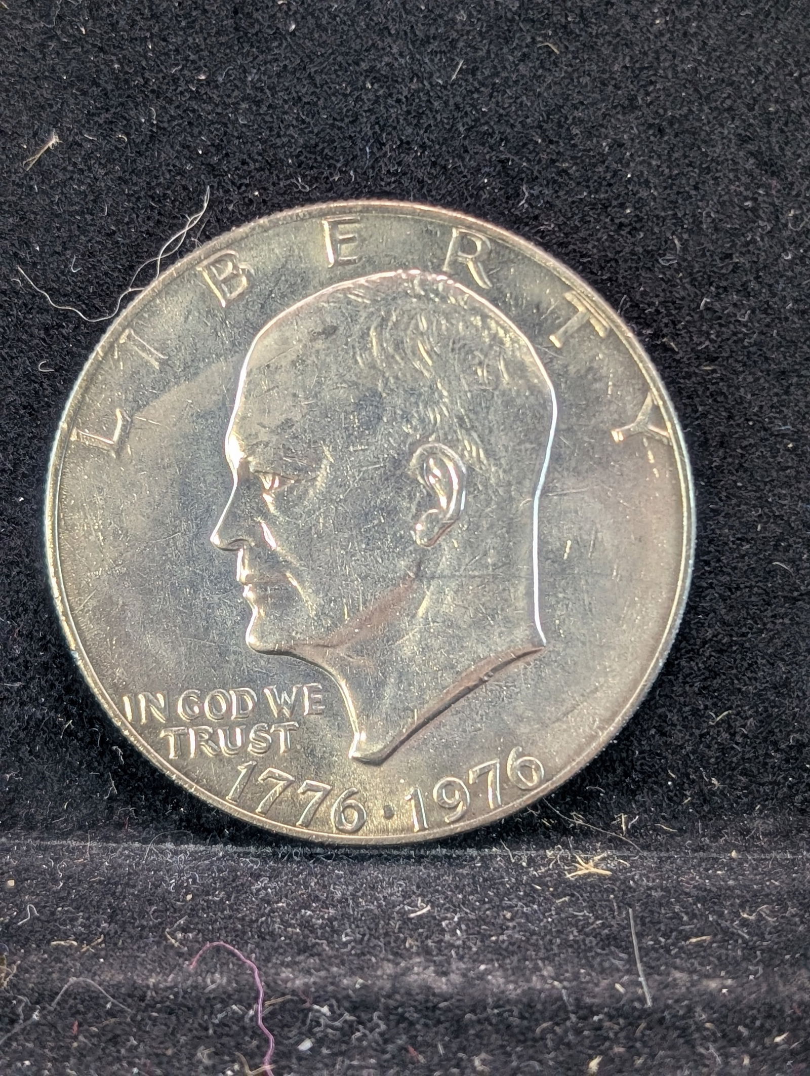 1976 Ike Dollar. GEM BU. Bicentennial Yr (1 of 2)