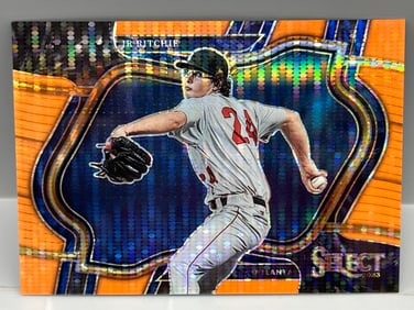 2023 Panini Select J.R. Ritchie Diamond Level Neon Orange Pulsar Prizm #3/3