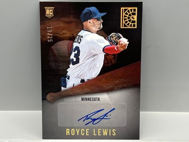 2022 Panini Capstone Royce Lewis RC Auto #19/25