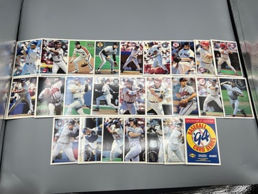 1994 Fleer x Sunoco Baseball Complete Set