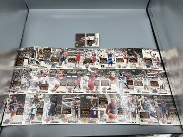 1997 Upper Deck Nestle Crunch Time Basketball Complete 40 Card Set W/ 2nd Year Kobe Bryant & Michael