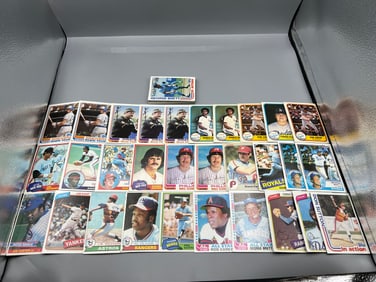 Lot of 48 - Baseball Stars and HOF (1978 - 1985)