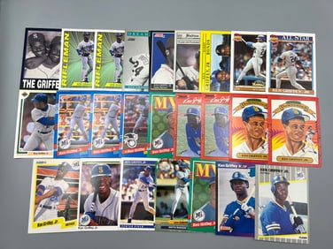 Lot of 25 Ken Griffey Jr. with 2 RCs
