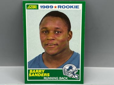 1989 Score Barry Sanders RC #257